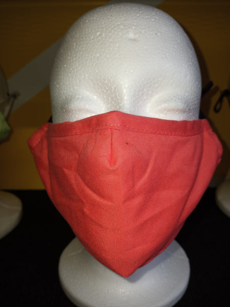 Plain Mask w/filter pocket and nose wire