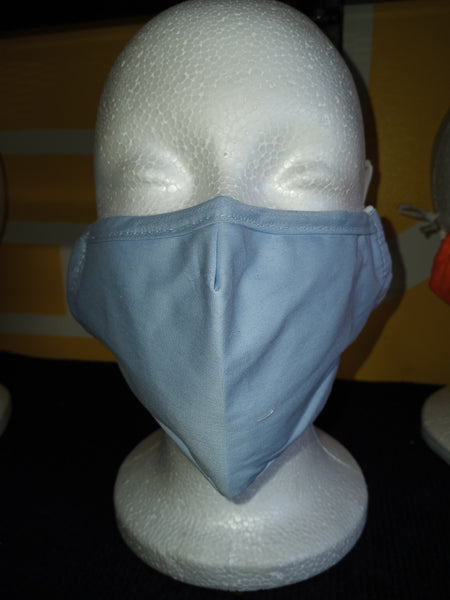 Plain Mask w/filter pocket and nose wire