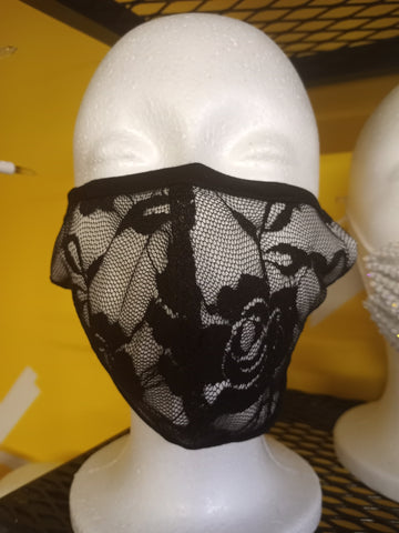 Black Lace Mask