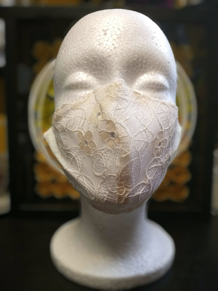 Lace flower dazzle Mask