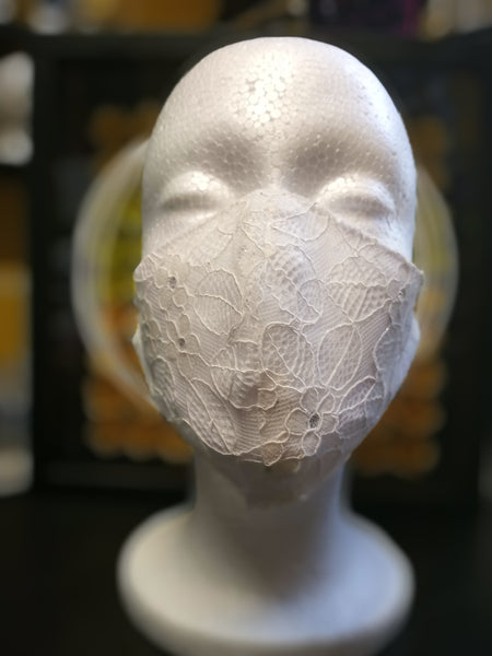 Lace flower dazzle Mask