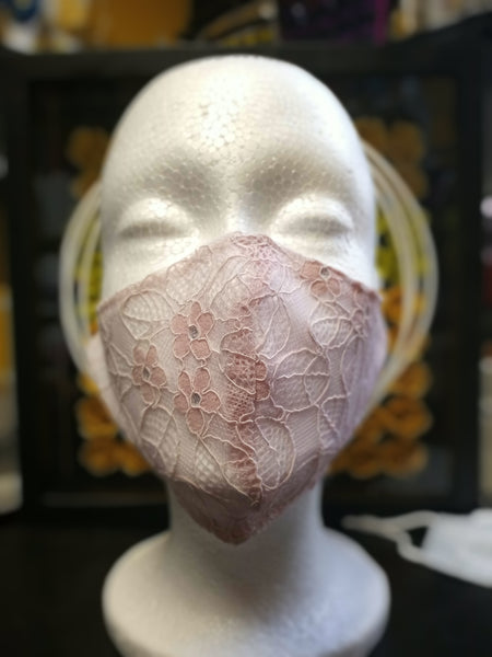 Lace flower dazzle Mask