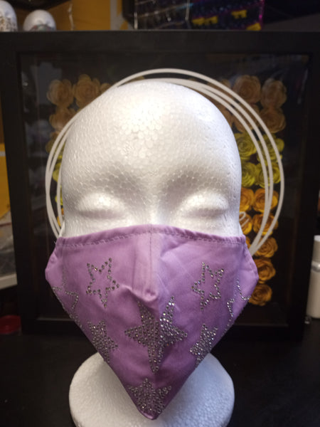 Star dazzle mask w/filter pocket