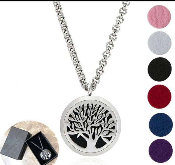 "Live Love Dream" Aromatherapy Diffuser Necklace